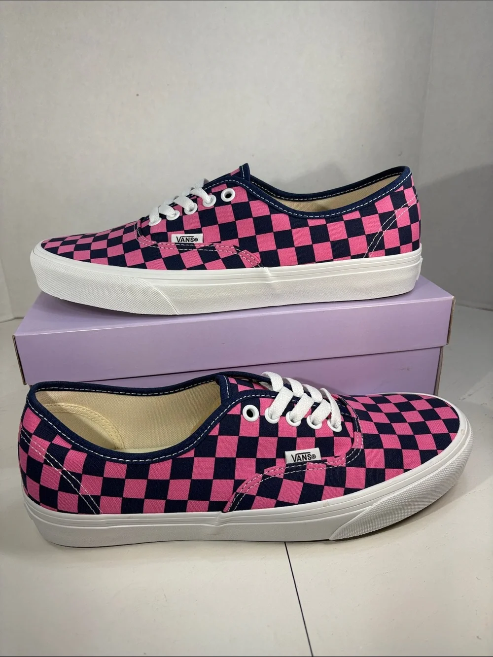 NWT Vans Authentic Low Top Checkerboard Sneakers Men’s 10